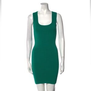 GREEN TORN BY RONNY KOBO BODYCON DRESS